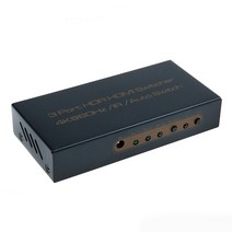 HDMI 2.0 선택기 3대1 4K60Hz IR 리모컨 오토 스위치 멀티선택기 스위처, 선택기 AS_901