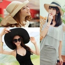 브랜드없음 가을 여성 파나마 플로피 햇 모자 밀짚 페도라 코디