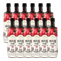 쁘띠첼 미초 석류 900ml 12개묶음/홍초/흑초/식초음료/다이어트음료/무료배송, 12개묶음