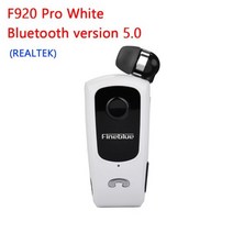 블루투스 이어폰 무선 이어셋 유무선 헤드셋 가성비 노이즈 캔슬링 등산 c타입 Fineblue F920 Pro 미니 개폐식 휴대용 통화 알림 진동 스포츠 실행 게이머 헤드폰, 협력사, F920 프로 화이트
