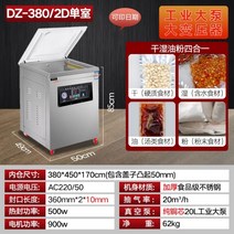 식품 진공포장기 압축 실링 포장기계 생선 정육 업소용 단일 챔버 밀봉, DZ-3802D(단일상품)