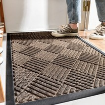 양드레 도어매트 현관발매트, 고급형 그레이 60x120cm