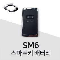 sm6 스마트키 건전지 차키 배터리, 1개