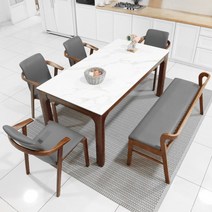 레디안 카엘 통세라믹식탁 or 원목식탁 세트 4인용 6인용 모음, 06.레디안 6인 원목식탁, 식탁 테이블만