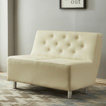 지지독 아담한사이즈 2인용쇼파 2인용의자csp1009, 아이보리