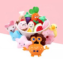 애구애구 애기 강아지 이갈이 분리불안 애착인형 장난감 16종, 말랑가지