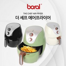 보랄 더 셰프 6L 에어프라이어 BR-P260AF, 블랙, 블랙