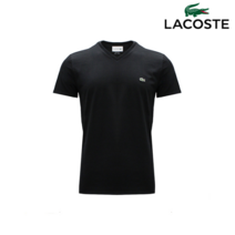 라코스테 LACOSTE 남성 브이넥 반팔티셔츠 TH6710_BK