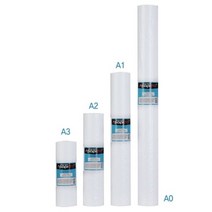 Papidro칼라잉크젯 플로터롤지 A2105g 420mm 45m 백상지 사무실용품 지류 프린터용지, 1, 본상품선택