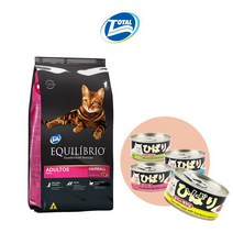 토탈 이퀼리브리오 캣 어덜트캣 치킨 1.5kg 고양이 사료, 1개, 닭