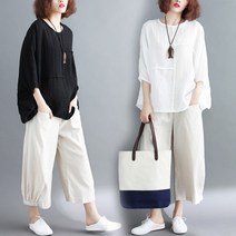 Happy shopping 여자 린넨 티셔츠 추천 BT2037