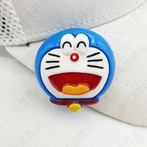 예쁜 무지개 스마일 해바라기 캐릭터 골프 볼마크 볼마커 필드 캐디 용품 악세서리, 1. 도라애몽