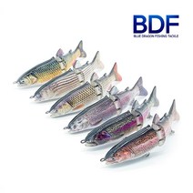 청룡조구 리얼 조인트 관절베이트 23g 배스 빅베이트, 03.퍼플서클