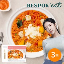 [비스포킷] 식단 도시락 닭가슴살 토마토곤약리조또 230g 3팩, 단품, 단품