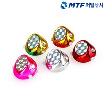 MTF 광땡 유동식 전기도금 홀로그램 타이라바 헤드, 180g(레드)