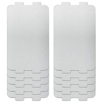 10pcs 전자 레인지 오븐 유니버설 운모 호일 오븐 운모 가이드 커버 교체 시트, 보여진 바와 같이, 하나