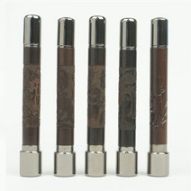 [삼촌네도장] 벽조목 만년도장 결재인 단면 양면, 단면-원앙, 해서체, 청보라