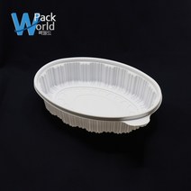 SDP 타원찜용기 330파이(대) 용기/백색 / 100개
