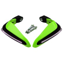WENYAN 1 쌍 오토바이 핸드 가드 LED 핸드 가드 충돌 보호 범용 부속품 충격 흡수, 10.5cmX28cm, 플라스틱, 녹색