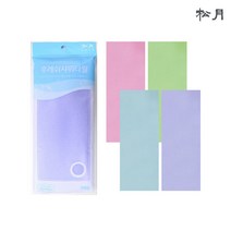 송월 후레쉬 거품타올 샤워볼, 보라