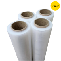 국산 공업용랩 스트레치필름 18mic, 18mic x 500mm x 350m, 1박스 (4롤)