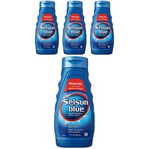 셀선블루 비듬 샴푸 메디케이티드, 4개, 325ml