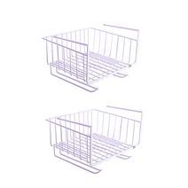 다모아홈리빙 다용도 주방 걸이식 와이어 선반 1+1, 화이트(1+1)