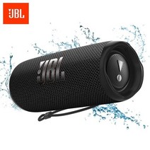 캠핑용 인산철 파워 뱅크 대용량 배터리 original jbl flip 6 무선 블루투스 스피커 휴대용 ipx7 방수 야외 스테레오 베이스 음악 트랙 jbl 스피커 트위터, 검은색