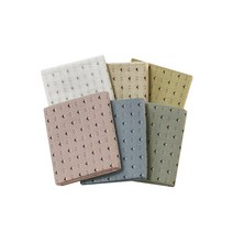 퀼트패키지 올림푸스 사키조메모멘 S226-1 아즈미노 선염 체크 원단 세트 1/8마 6종