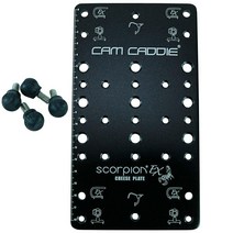 Cam Caddie 울트라 플랫 로우 앵글 치즈 플레이트 POD/삼각대 마운트 DSLR 미러리스 액션 카메라용 USA 미국, Scorpion Cheese Plate