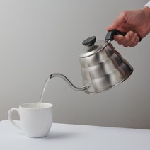 하리오 V60 부오노 핸드드립커피 드립포트 1L 주전자 홈카페용품 VKB-100HSV