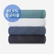 송월타올 항균 무지 30수 40cm*80cm 150g, 1장, 진하늘