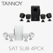 TANNOY SAT SUB 4PACK 탄노이 SAT서브우퍼 SAT3위성스피커4개, 색상, 화이트