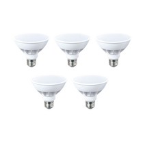 LED 전구 PAR30 파삼공 15W 5개, 확산형, [3등급]전구색(노란빛)