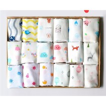 밤부 캐릭터 순면손수건 가제손수건 10장 출산준비물 31컬러