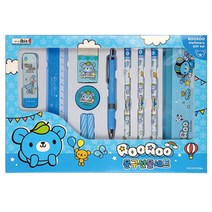 귀여운 캐릭터 문구세트 초등학교입학선물 블루색상, 단품