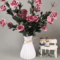인테리어꽃병 플라스틱 화병 아크릴 북 종이학천마리 1000 달항아리 침봉꽂이 이천도자기 도양꽃 매병 레고 asdasdr*299614327wJ, F