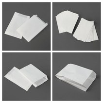 무지 M형 페이퍼백 100P세트 (15X21.5CM) 호두과자봉지 튀김봉투