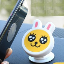 차량용 휴대폰 거치대 카카오 프렌즈 핸드폰 흡착식 거치대_qm00029, 무지