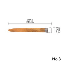 도예체험 취미 넓히다 톱니 점토 질감 도구 풀 수정 세라믹 조각 플라스틱 대나무 손잡이 도자기, 03 No.3