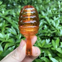 9ml 립글로스 병 플라스틱 튜브 Diy 빈 액체 립스틱 용기 꿀 모양 립밤 화장품, [01] 9ml, [02] yellow, [01] 플라스틱