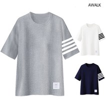 어워크 오버핏 반팔티 M-5XL 빅사이즈 반팔 티셔츠 남녀공용 포맨 여름 스웻셔츠