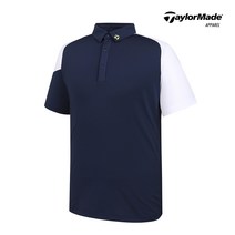 [테일러메이드] 남성 래글런카라 반팔 티셔츠 TMTYK2243-906