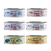 네츄럴코어 고양이 네코야 참치 6종 캔 80g - 1박스(총24개), 1box, 참치&치어(24개)
