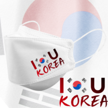 인쇄마스크 아이러브코리아 대한민국 태극기 마스크 25매 모델명 dki_4 KF94 3D입체형