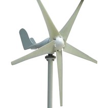 소형 풍력 발전기 자가발전기 옥상 야외 바람 풍차, 500W5 블레이드 12V24V 컨트롤러