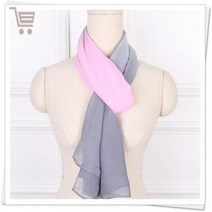 그라데이션 쉬폰 롱 스카프 머플러 봄스카프 나염