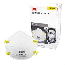 3M 방진마스크 2급 8710L 20개입 안면부여과식