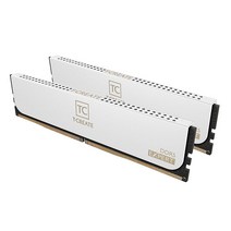 TEAMGROUP TCreate Expert 오버클럭킹 10L DDR5 32GB (2 x 16GB) 6000 CL30 데스크탑 메모리 모듈 RAM 화이트 (CTCWD532G6000, DDR5 6400MHz CL32-39-39-84_32G