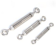 짐고정로프 고정줄 다용도로프 스테인레스 스틸 턴버클 리깅 스크류 와이어 로프 장력 타이트너 커넥터 1, 06 M12